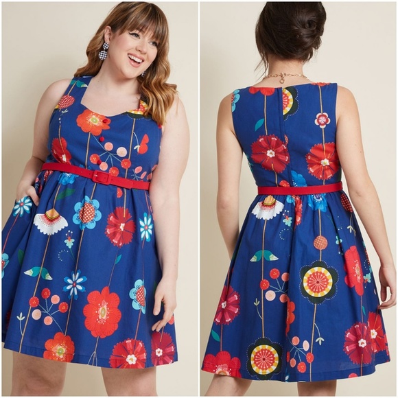 Modcloth Dresses & Skirts - ModCloth Biking Through Brussels A-Line Dress